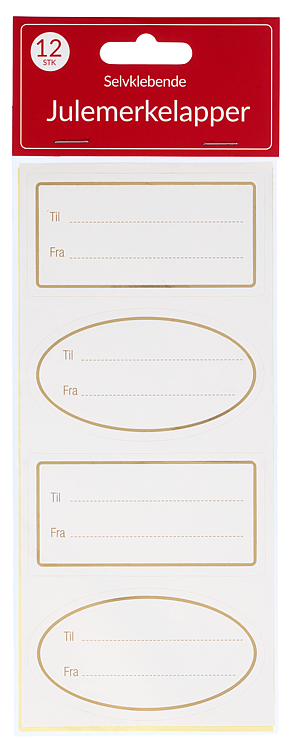Bilde av Julemerkelapper