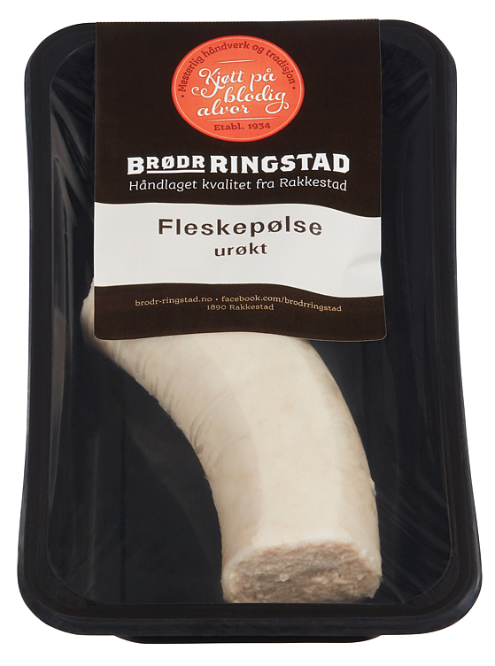 Fleskepølse Urøkt 180g Brødr Ringstad