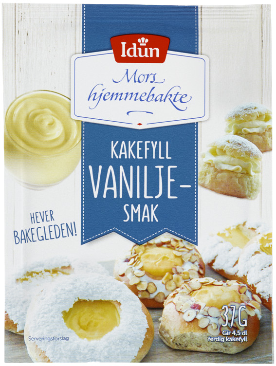 Idun Kakefyll Vaniljesmak 37g