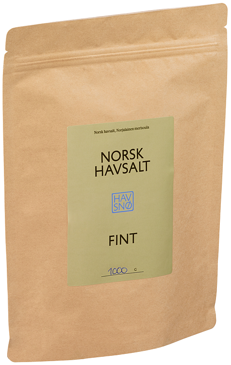 Norsk Havsalt Fint 1 kg Chef's Bag