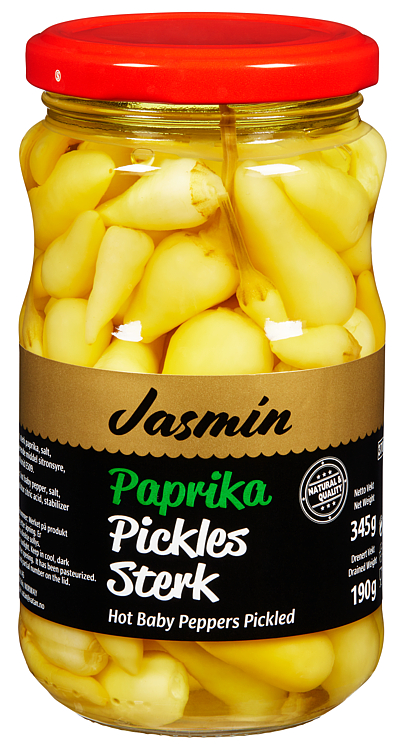 Jasmin Sterk Paprika Pickles 345g