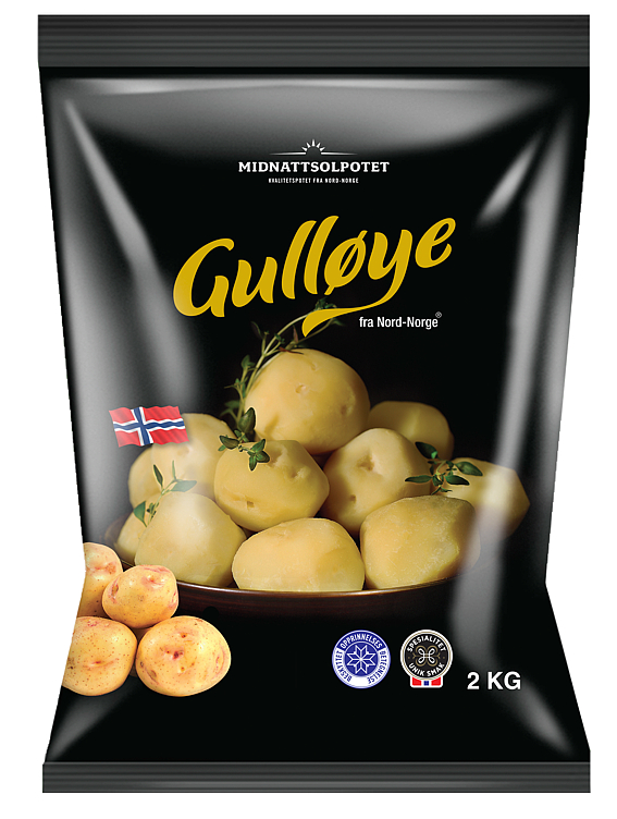 Midnattsolpoteter Gulløye