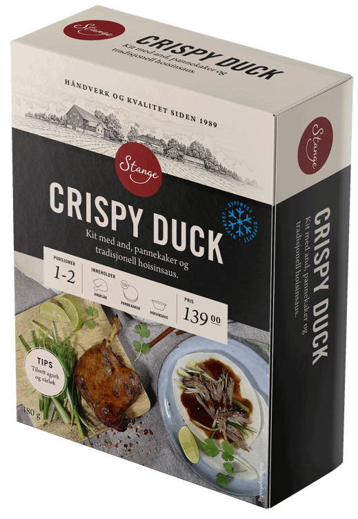 Fryst Crispy Duck 480g Stange