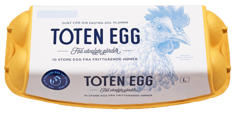 Egg 10 Pk Ferske Store Toten Egg