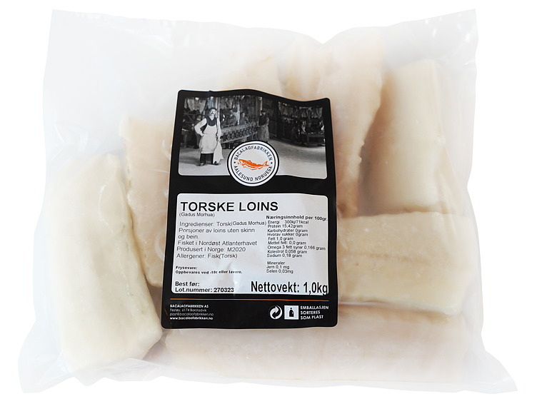 Torskeloins 1kg