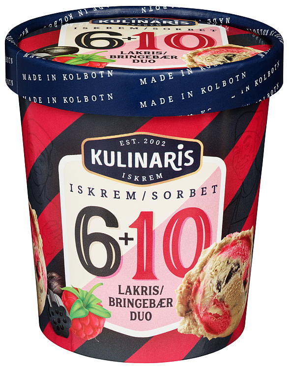 #6+10 Lakris/bringebær Duo 0.5 l Kulinaris