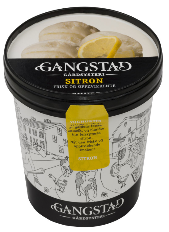 Sitron Yoghurtis 500ml Gangstad