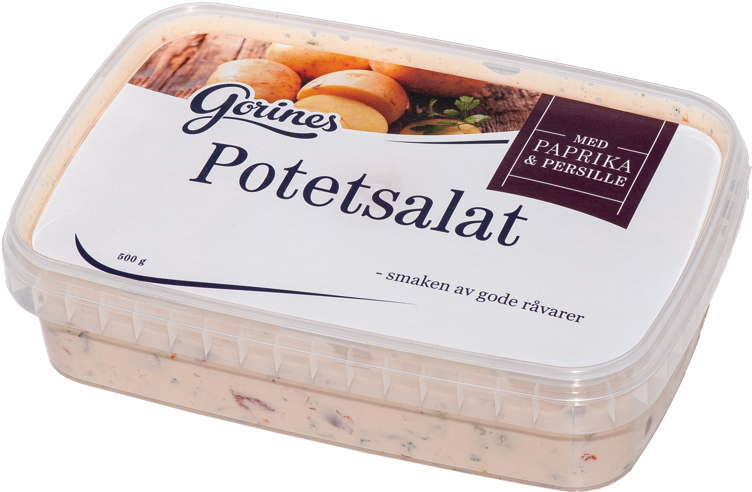 Potetsalat med Paprika og Persille 500g Gorines