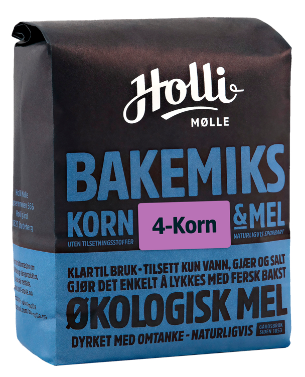 4-korn Bakemiks 1kg Holli Mølle