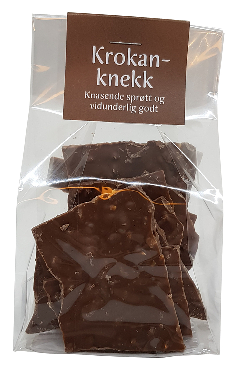 Krokanknekk Sjokolade 100g Bjørka