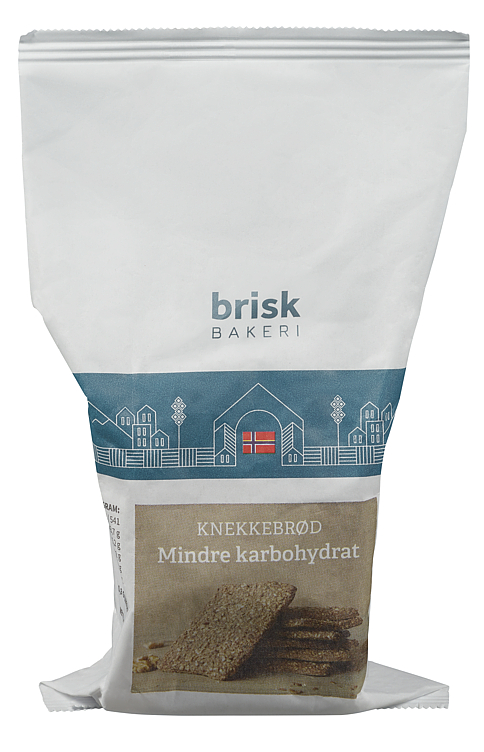 Bilde av Knekkebrød Glutenfri Mindre Karbohydrat 150 g Brisk Bakeri – Det Glutenfrie Bakeri