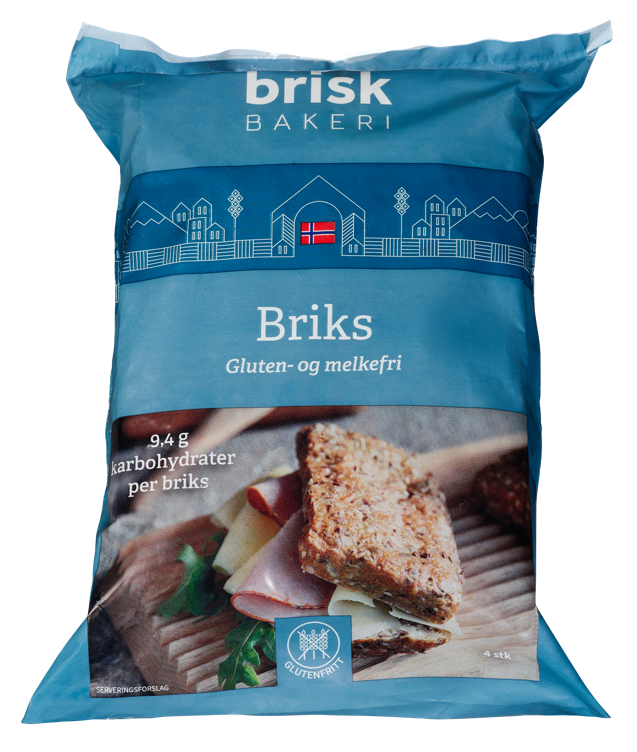 Brisk Briks med Mindre Karbohydrat