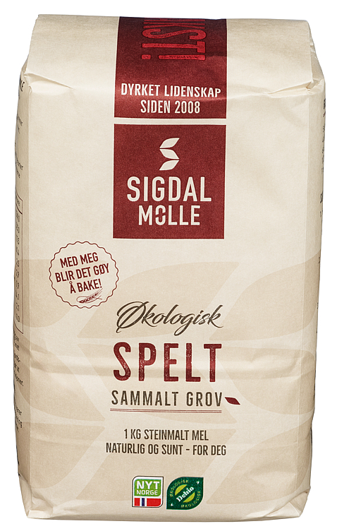 Økologisk Speltmel Grovmalt 1kg