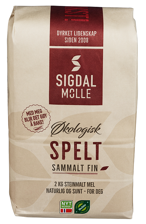 Økologisk Spelt Sammalt Fin 2kg