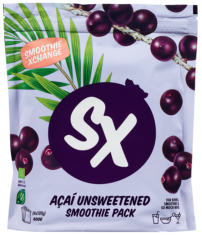 Acai Usøtet Smoothie Pack Sx