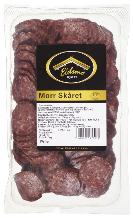 Morr Skåret 250g Eidsmo Kjøtt