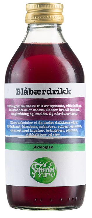 Safteriet Blåbærdrikk Økologisk 0.25 l