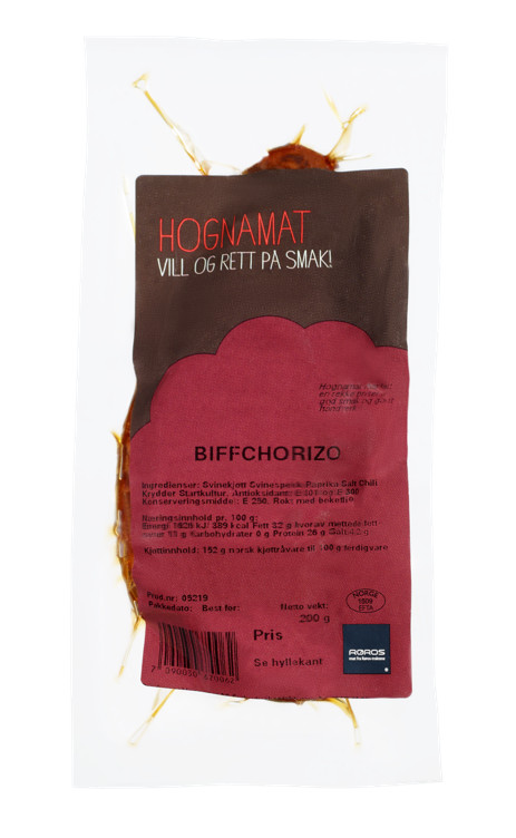 Biffchorizo m Chili Hognamat