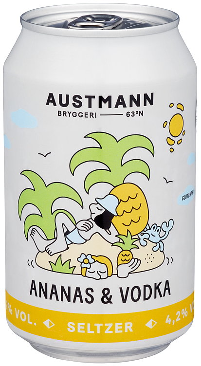Austmann Ananas Seltzer 0,33l bx