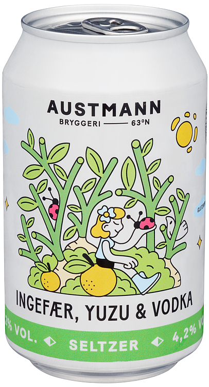 Austmann Ingefær&Yuzu Seltzer 0,33l bx