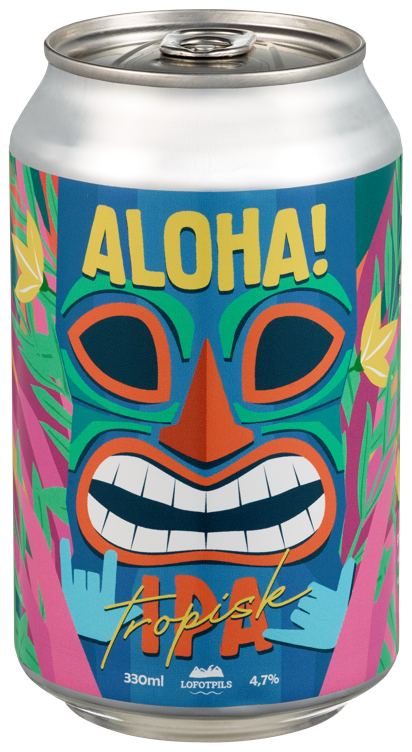 Bilde av Aloha Tropisk Ipa 4.7% 0.33l bx