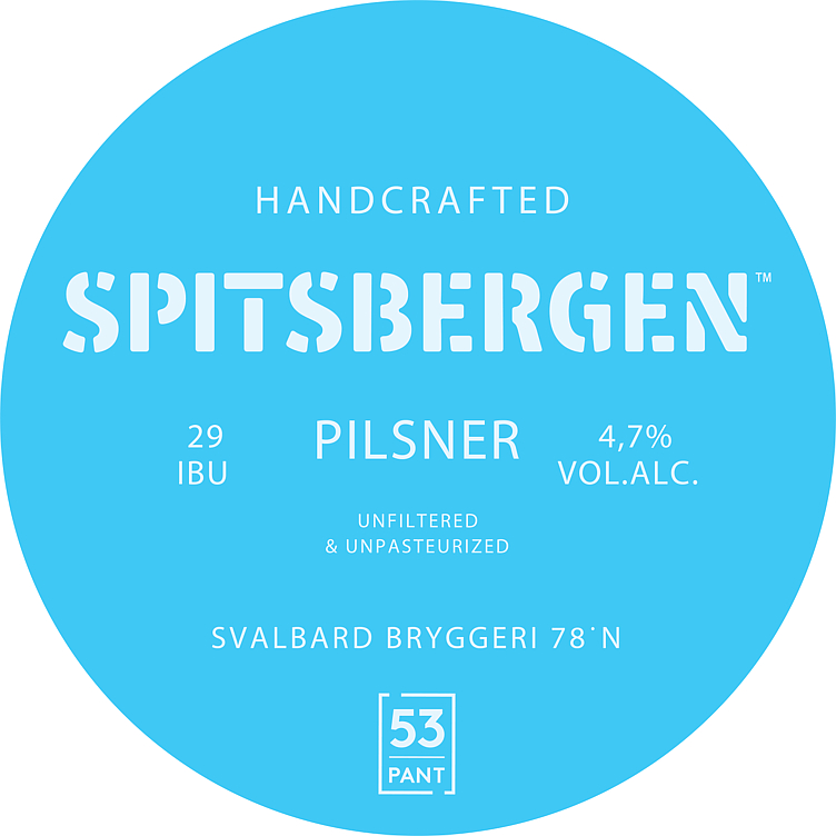 Spitsbergen Pilsner 4,7% 30l Pant