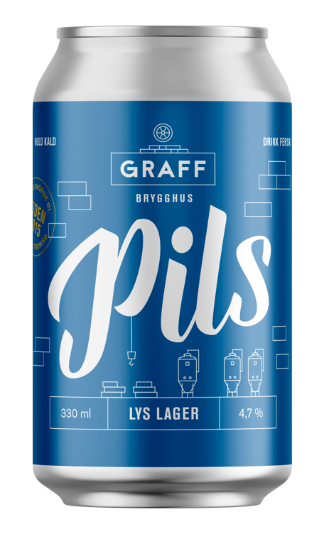 Bilde av Graff Pils bx 330ml Graff Brygghus