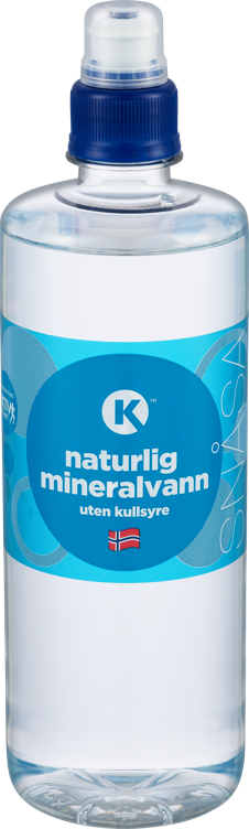 Circle K Naturlig Mineralvann 0.65l (ny Etikett)