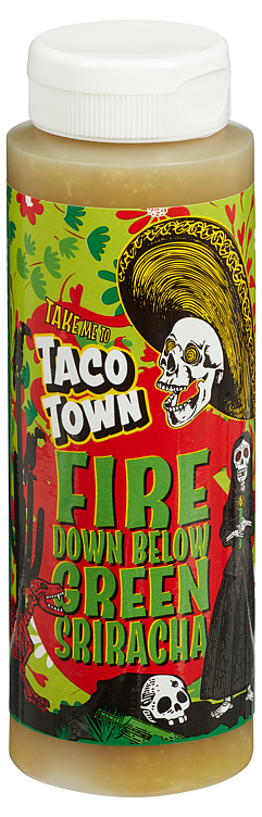 Fire Down Below Green Sriracha 237ml Taco Town