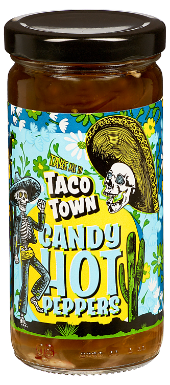 Candy Hot Peppers 226g Taco Town