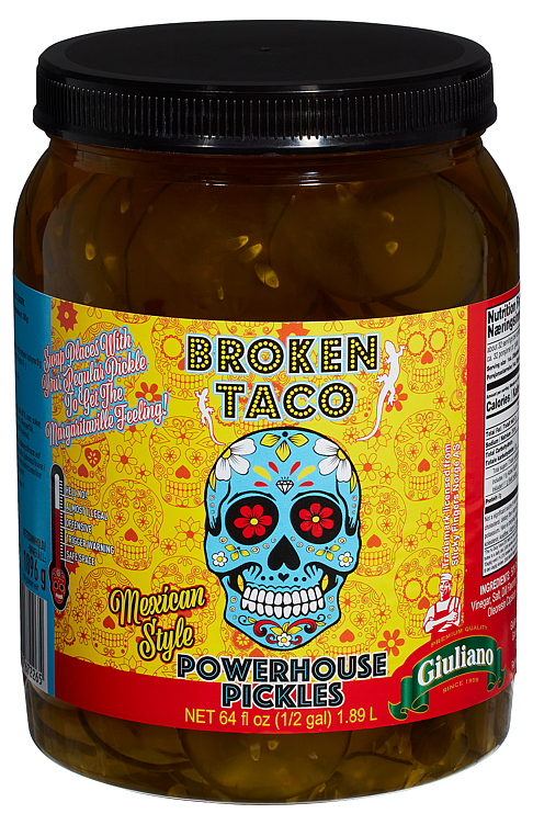 Powerhouse Pickles 1,896 kg Broken Taco