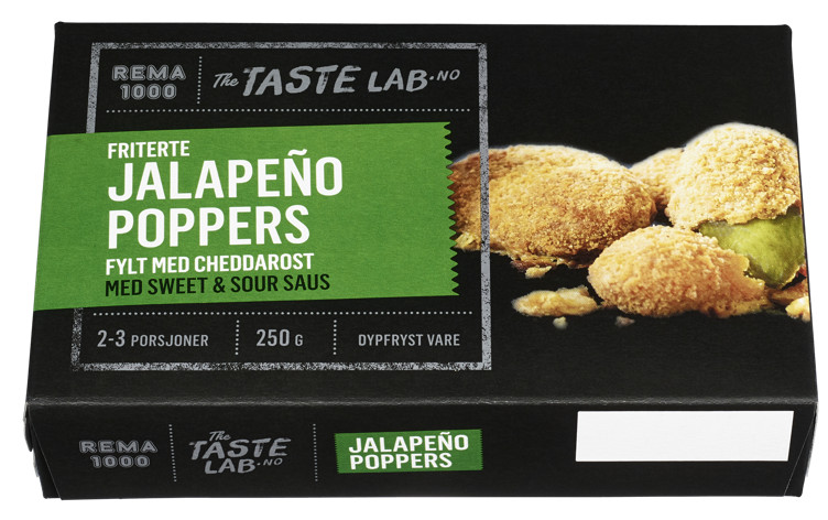 Jalapeño Poppers 250g The Taste Lab