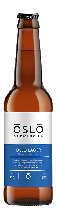 Oslo Lager -glutenfri - 0.33l Oslo Brewing