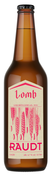 Raudt 0.5l Lom Bryggeri
