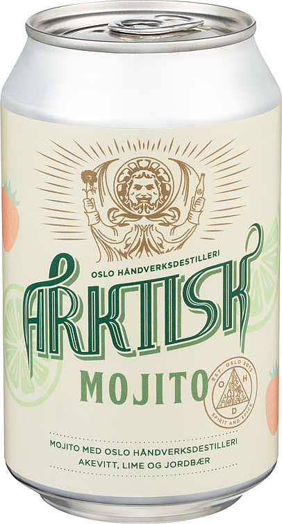 Oslo Håndverksdestilleri Arktisk Mojito 4% 33cl Cs