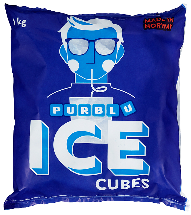 Purblu Ice Cubes 1kg