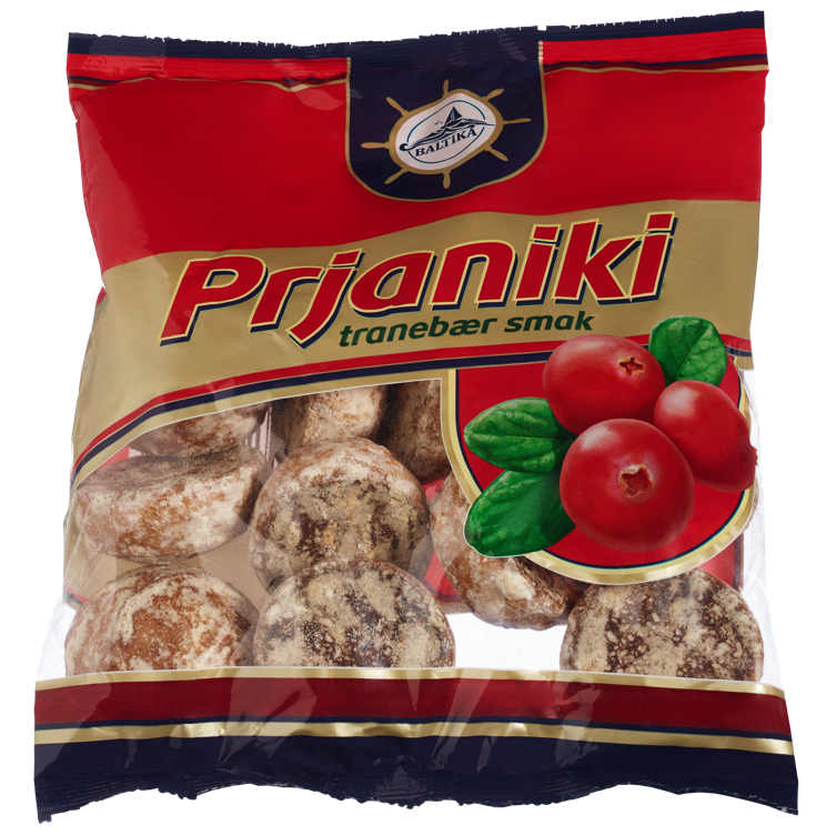 Prjaniki Tranebær Smak 400g