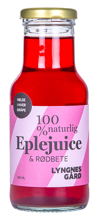 Eplejuice Rød 250ml Lyngnes Gård