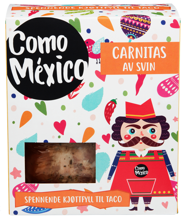 Carnitas Taco Kjøtt På Svin Fra Como Mexico