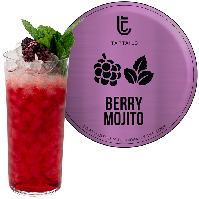 Taptails Berry Mojito 8% Key Keg 20l