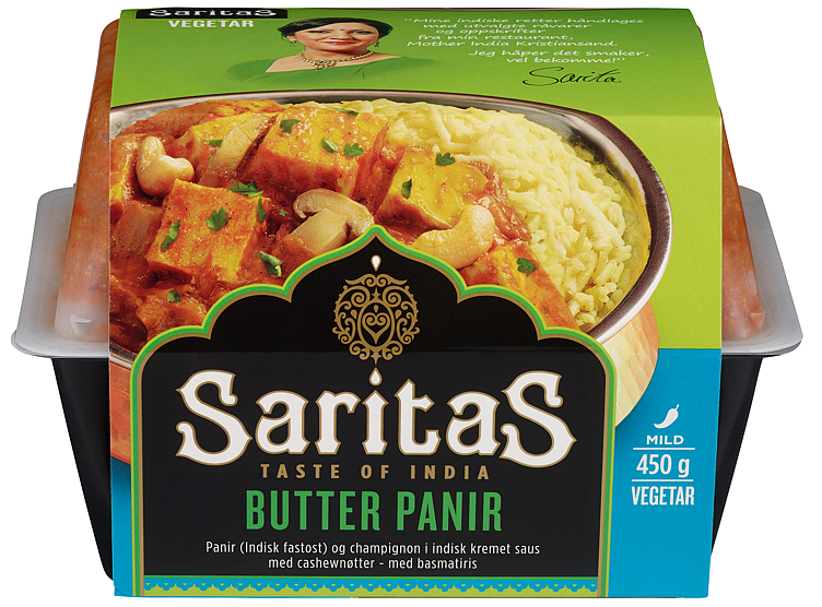 Saritas Butter Panir 450g Kjøl