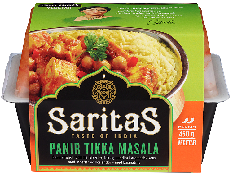 Saritas Panir Tikka Masala 450g Kjøl