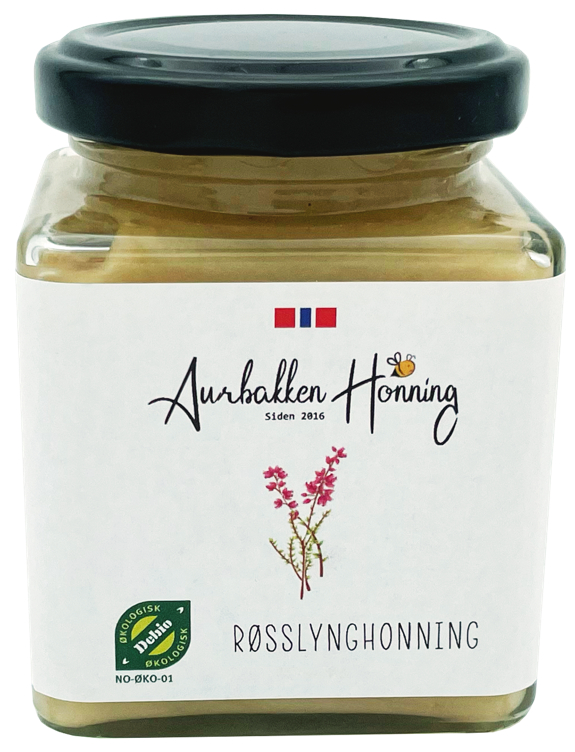 Aurbakken Honning Røsslynghonning Øko 250g