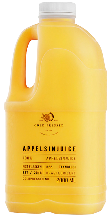 Cold Pressed Juice 100% Appelsin 2l