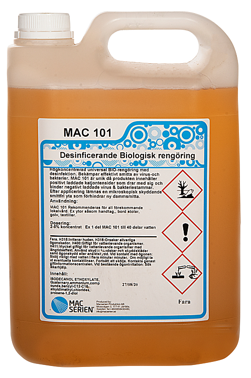 Mac 101 Fossilfri Allrengjøring Meed Desinfeksjon