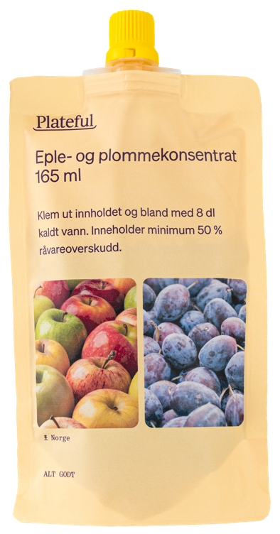 Bilde av Eple og Plomme Konsentrat 165ml Plateful