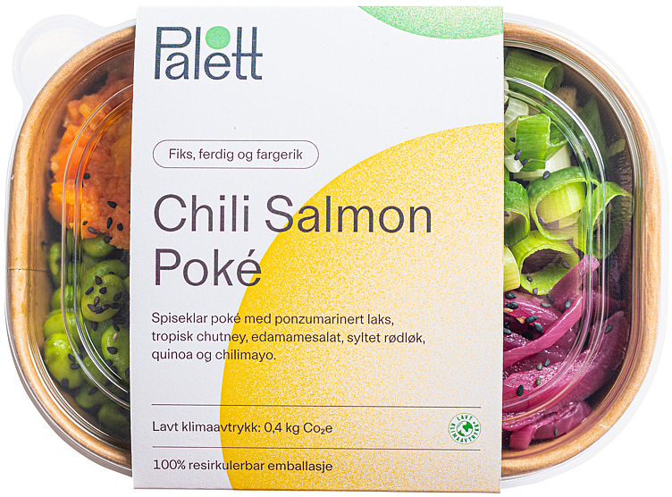 Chili Salmon Poké 410g Palett