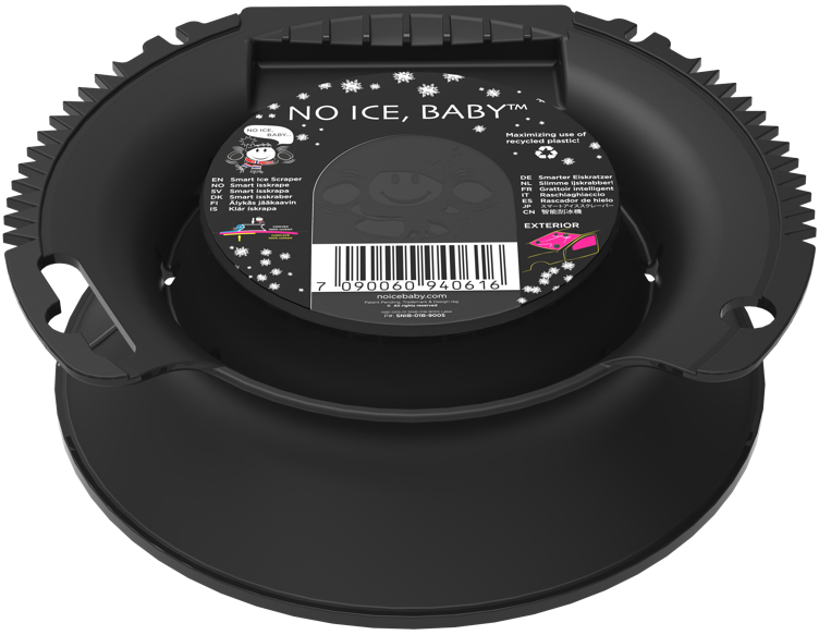 No Ice, Baby™ Basic - Smart Isskrape, 1 Del, (ral 9005), Jet Black, 120 g