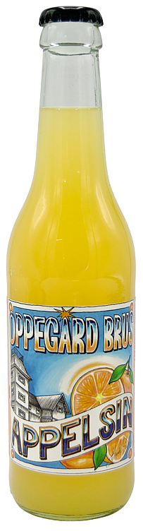 Oppegård Brus Appelsin 330ml Glassflaske