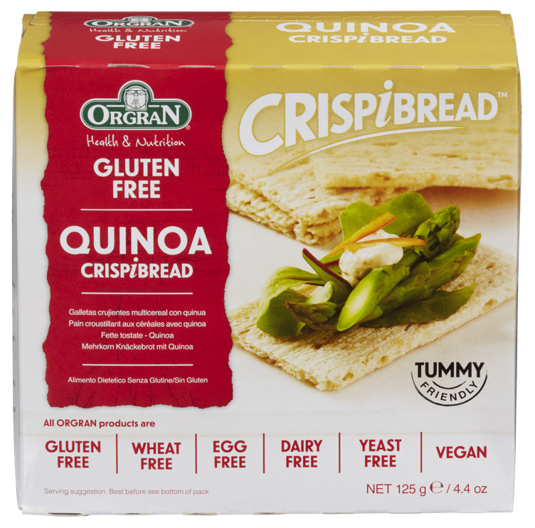 Knekkebrød Quinoa Glutenfri 125g